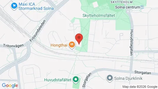 Nieruchomości komercyjne Do wynajęcia i Solna - kort over placeringen