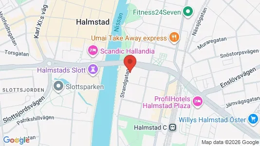 Företagslokaler för uthyrning i Halmstad – Foto från Google Street View