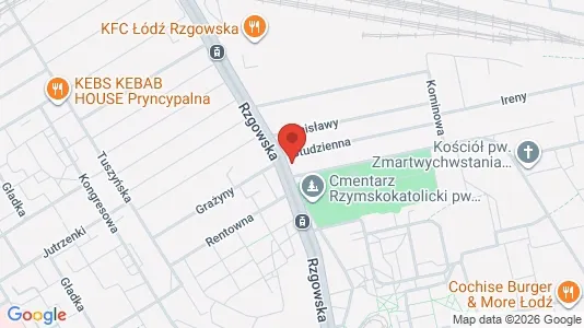 Büros zur Miete i Łódź - kort over placeringen