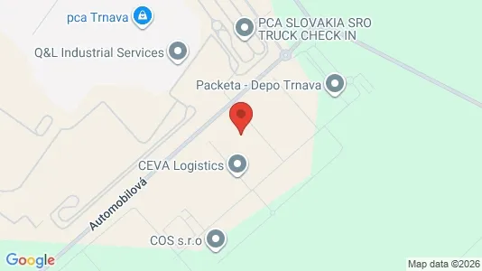 Lagerlokaler för uthyrning i Trnava – Foto från Google Street View