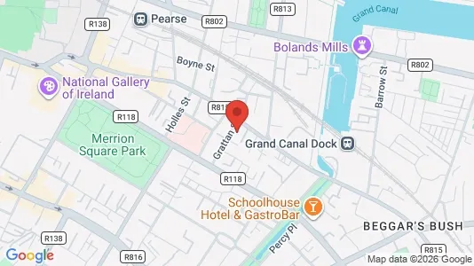 Office spaces for sale i Dublin 2 - kort over placeringen