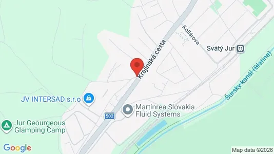 Commercial properties for sale i Pezinok - kort over placeringen