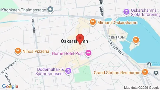 Lokaler til leje i Oskarshamn - Foto fra Google Street View