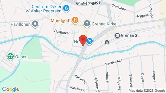 Espacios de oficina En venta i Grenaa - Foto de Google Street View