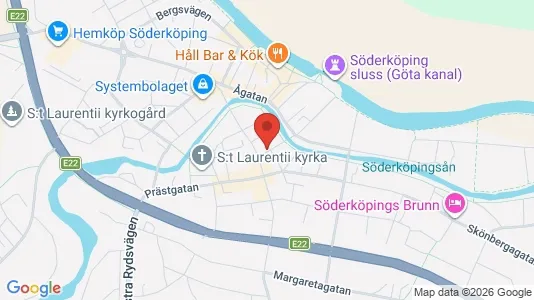 Lokaler til leje i Söderköping - Foto fra Google Street View