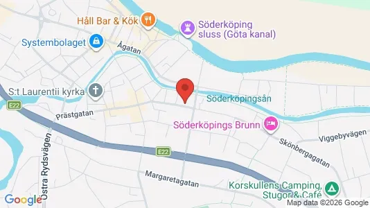 Lokaler til leje i Söderköping - Foto fra Google Street View