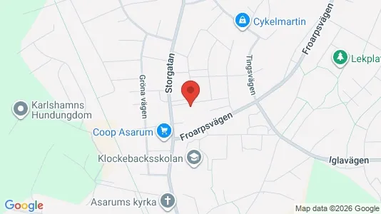 Gewerbeflächen zur Miete i Karlshamn – Foto von Google Street View