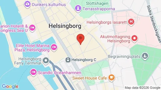 Bedrijfsruimtes te huur i Helsingborg - kort over placeringen