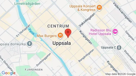 Büros zur Miete i Uppsala - kort over placeringen