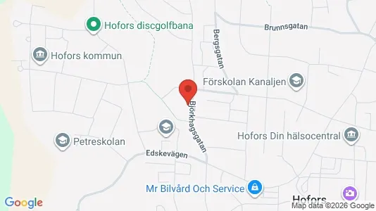 Kantorruimte te huur i Hofors - kort over placeringen