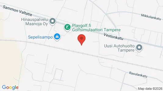 Büros zur Miete i Tampere Koillinen - kort over placeringen