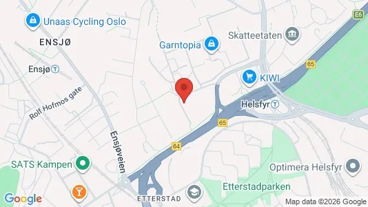 Lokale biurowe Do wynajęcia i Oslo Gamle Oslo - kort over placeringen
