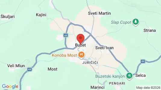 Büros zur Miete i Buzet – Foto von Google Street View