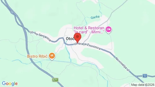 Espacios de oficina En alquiler i Otočac - Foto de Google Street View