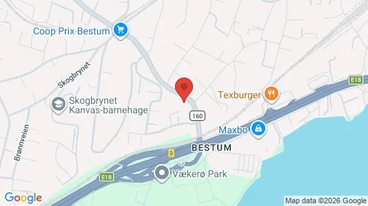 Office spaces for sale i Oslo Ullern - kort over placeringen