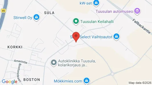 Lager zur Miete i Tuusula – Foto von Google Street View