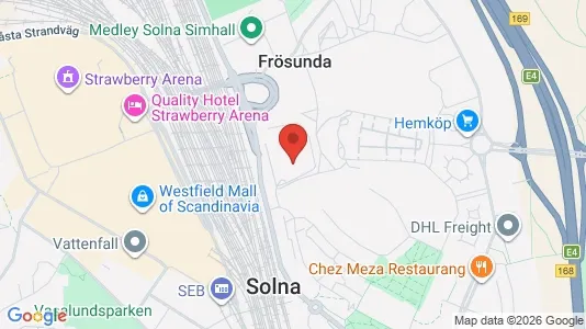 Espacios de oficina En alquiler i Solna - kort over placeringen