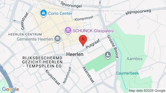 Lokale biurowe Do wynajęcia i Heerlen - kort over placeringen