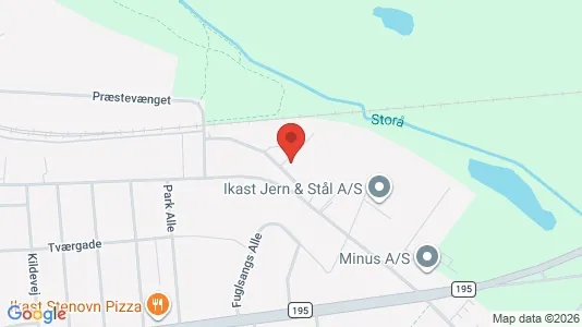 Lager zur Miete i Ikast – Foto von Google Street View