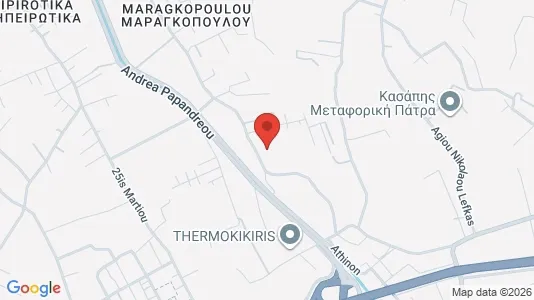 Liikekiinteistöt Myynnissä i Patras - kort over placeringen