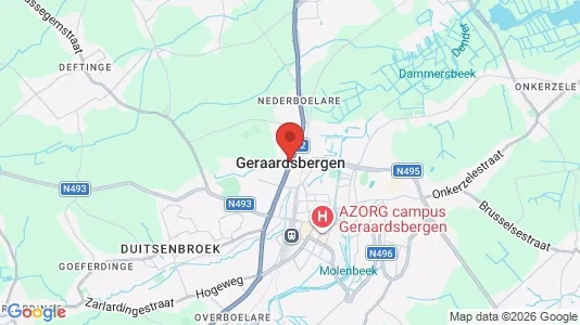 Commercial properties for rent i Geraardsbergen - Photo from Google Street View