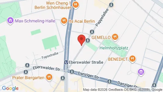 Espacios de oficina En alquiler i Berlin Pankow - kort over placeringen