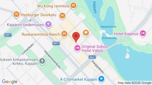 Liikekiinteistöt Myynnissä i Kajaani - Kuva Google Street Viewstä
