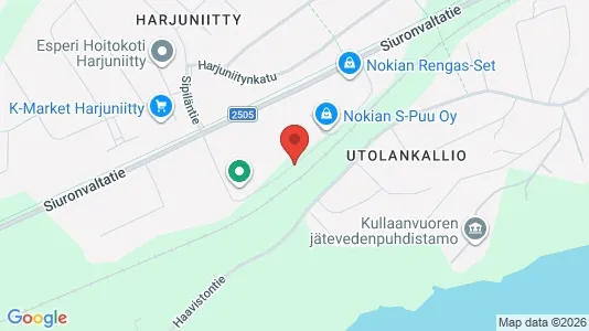 Varastot Vuokrattavana i Nokia - Kuva Google Street Viewstä
