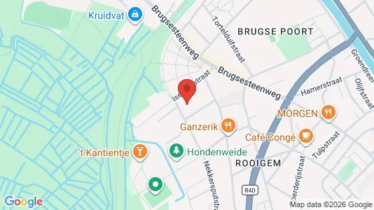 Lokaler til leie i Stad Gent - kort over placeringen