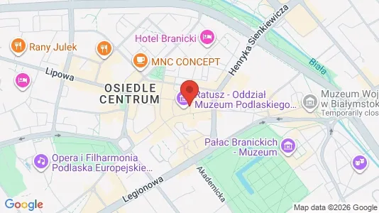Kontorlokaler til leje i Białystok - Foto fra Google Street View