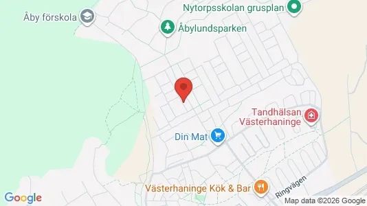 Commercial properties for rent i Haninge - kort over placeringen