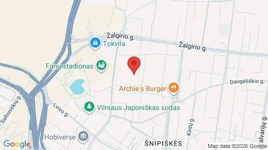 Office spaces for rent i Vilnius Šnipiškės - kort over placeringen