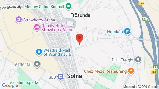Kontorlokaler til leje i Solna - Foto fra Google Street View