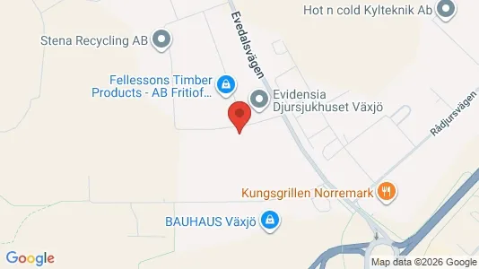 Toimistotilat Vuokrattavana i Växjö - Kuva Google Street Viewstä