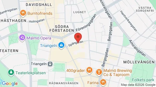 Kontorlokaler til leje i Malmø Centrum - Foto fra Google Street View