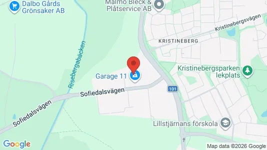 Lagerlokaler til leje i Malmø Centrum - Foto fra Google Street View