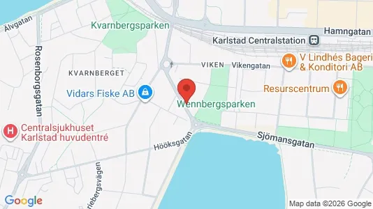 Nieruchomości komercyjne Do wynajęcia i Karlstad - kort over placeringen