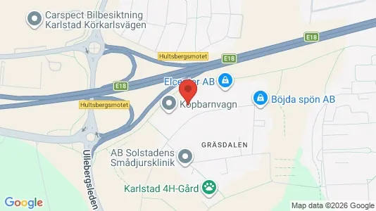Gewerbeflächen zur Miete i Karlstad - kort over placeringen
