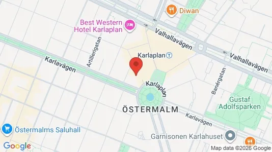 Gewerbeflächen zur Miete i Östermalm – Foto von Google Street View