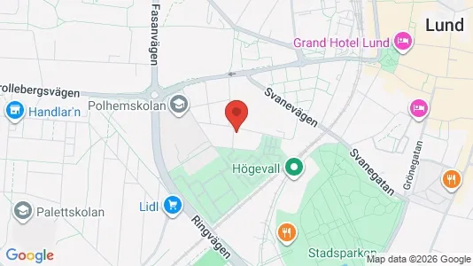 Liikekiinteistöt Vuokrattavana i Lund - Kuva Google Street Viewstä