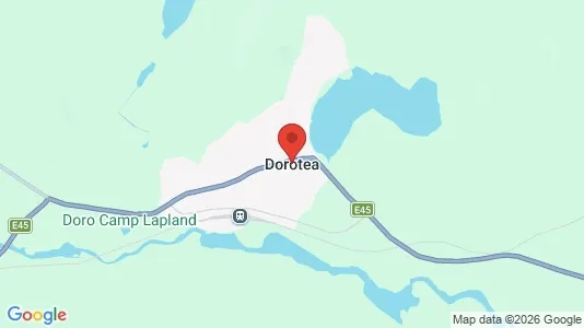 Lokaler til leje i Dorotea - kort over placeringen