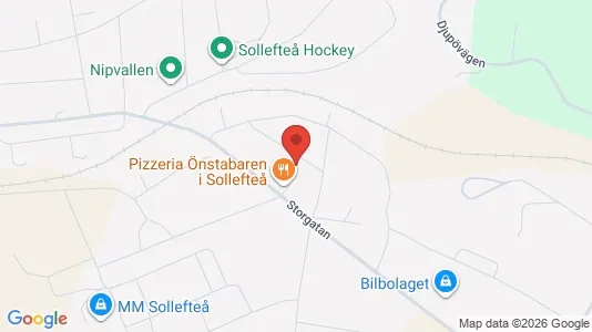 Bedrijfsruimtes te huur i Sollefteå - Foto uit Google Street View