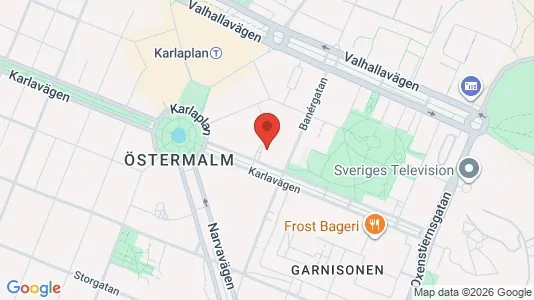 Kontorlokaler til leje i Östermalm - Foto fra Google Street View