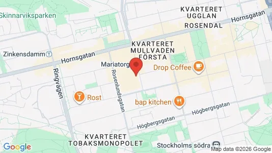 Kontorlokaler til leje i Södermalm - Foto fra Google Street View