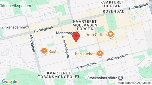 Kontorlokaler til leje i Södermalm - Foto fra Google Street View