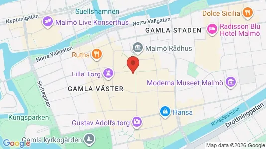 Kontorlokaler til leje i Malmø Centrum - Foto fra Google Street View