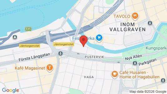 Kontorlokaler til leje i Gøteborg Centrum - kort over placeringen