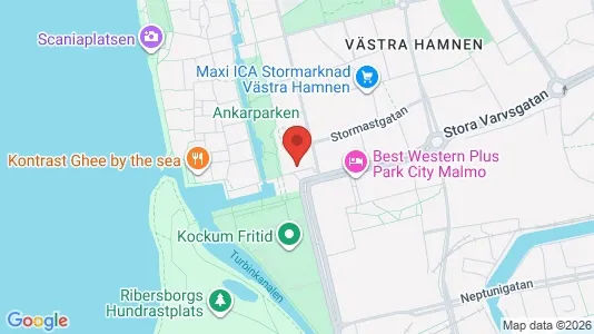 Kontorlokaler til leje i Malmø Centrum - kort over placeringen