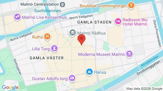 Kontorlokaler til leje i Malmø Centrum - Foto fra Google Street View