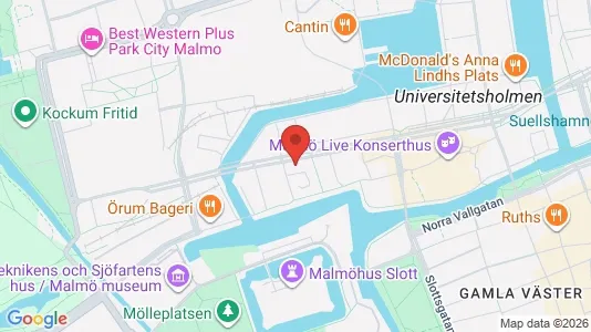 Kontorslokaler för uthyrning i Malmö Centrum – Foto från Google Street View
